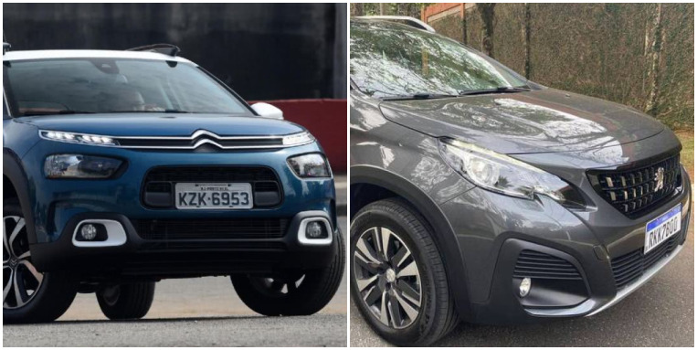 Citroën C4 Cactus e Peugeot 2008 - 115 cv